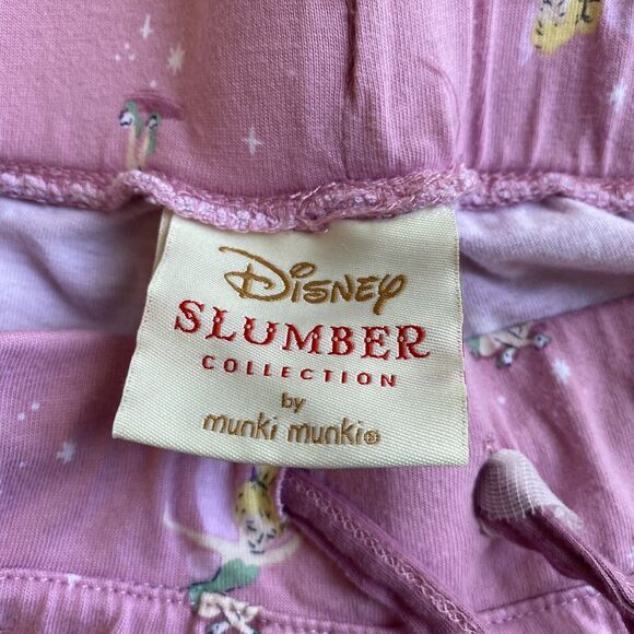Rare Disney Slumber Collection By munki Munki Tinkerbell Signature Pj set Small - Picture 9 of 9